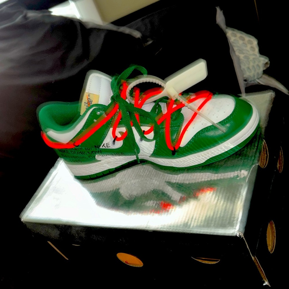 Pinegreen off white dunks
